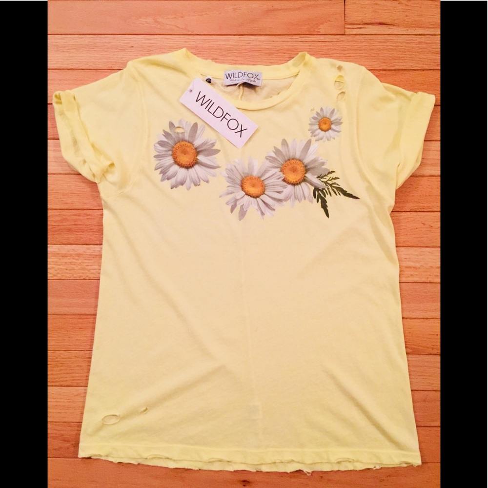 WILDFOX ( SMALL ) YELLOW DAISY T